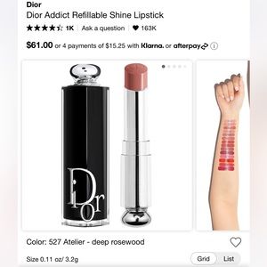 NEW Dior Addict Refillable Shine Lipstick